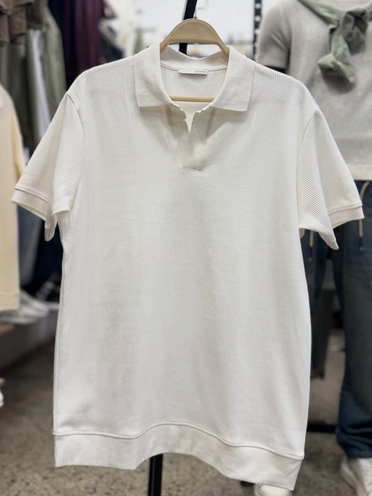 TEXUERED ZARA POLO - REGULAR FIT