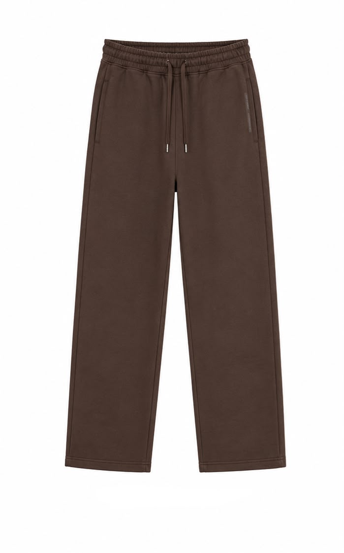 Straight Fit - Brown Sweatpants