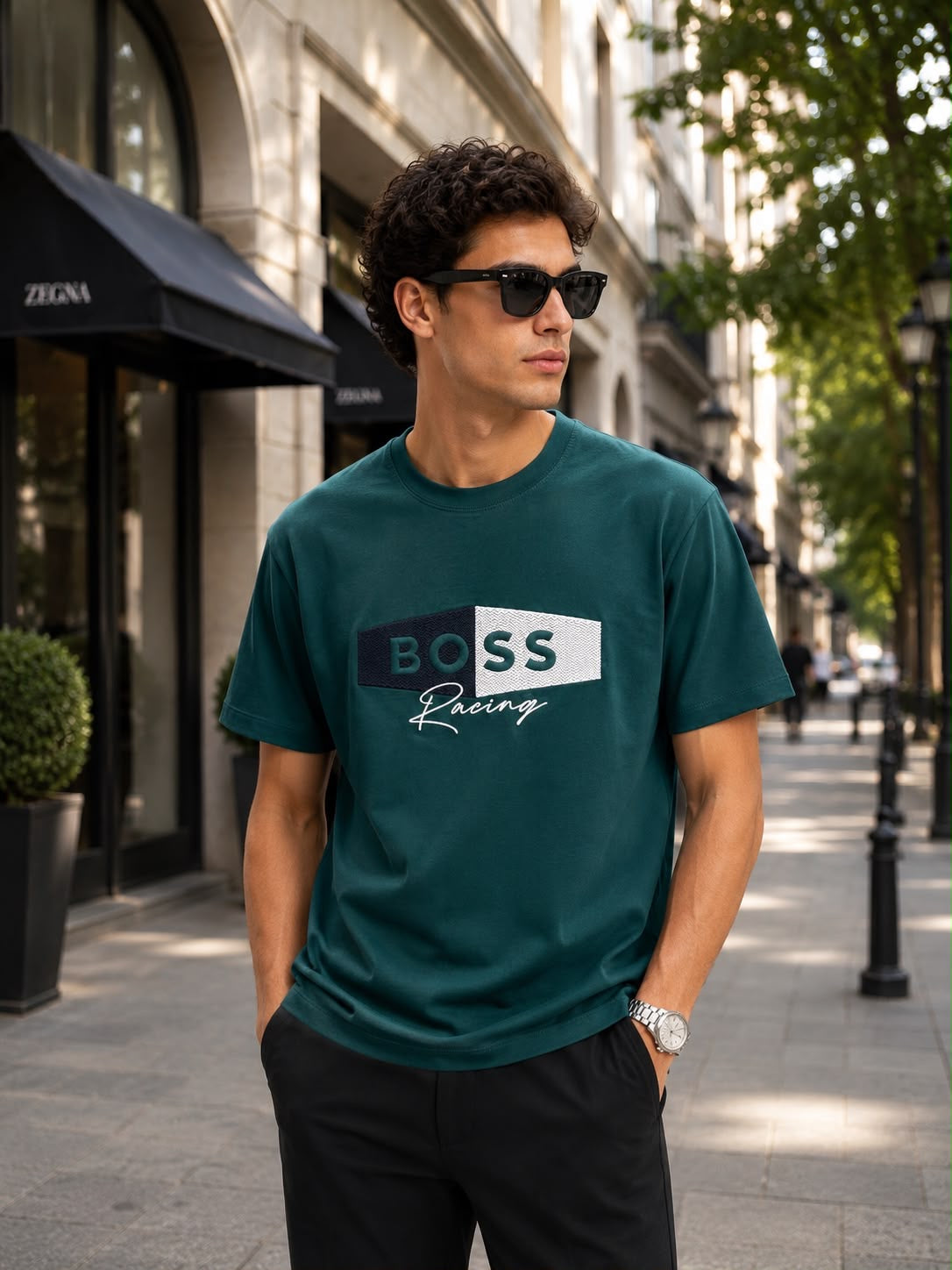 Boss T-Shirt with Boss Logo Regular Fit