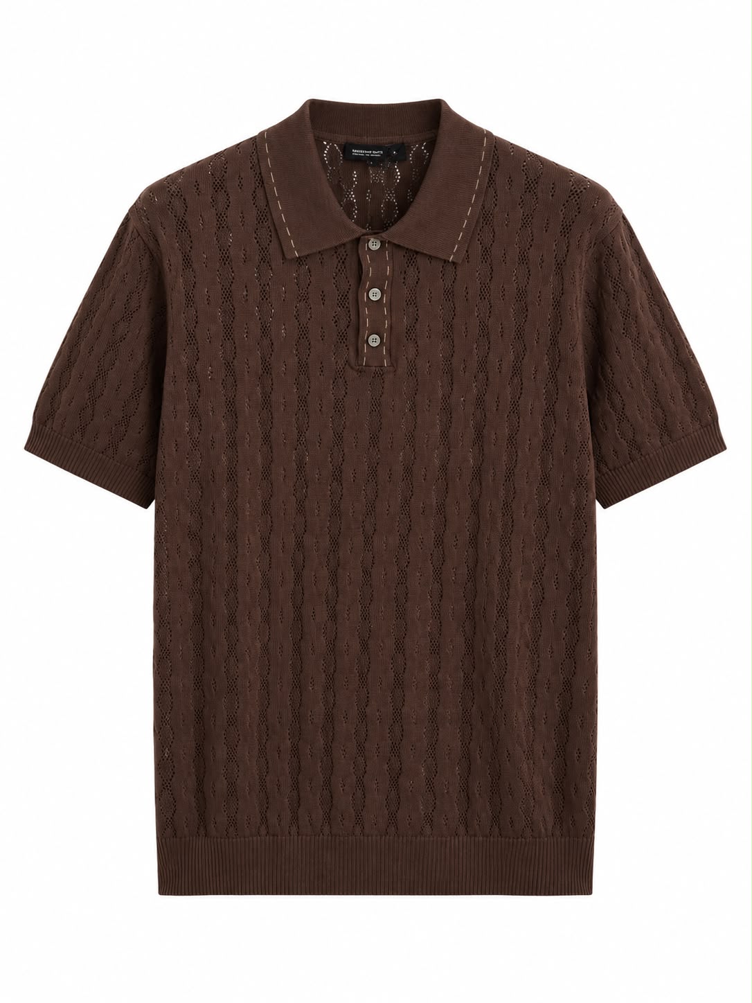 Premium Cable Knit Polo