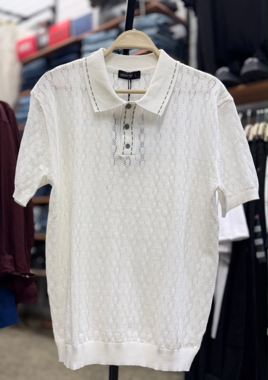 Premium Cable Knit Polo