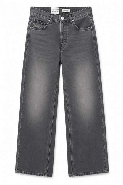 PULL&BEAR Wide Leg Jeans - Grey