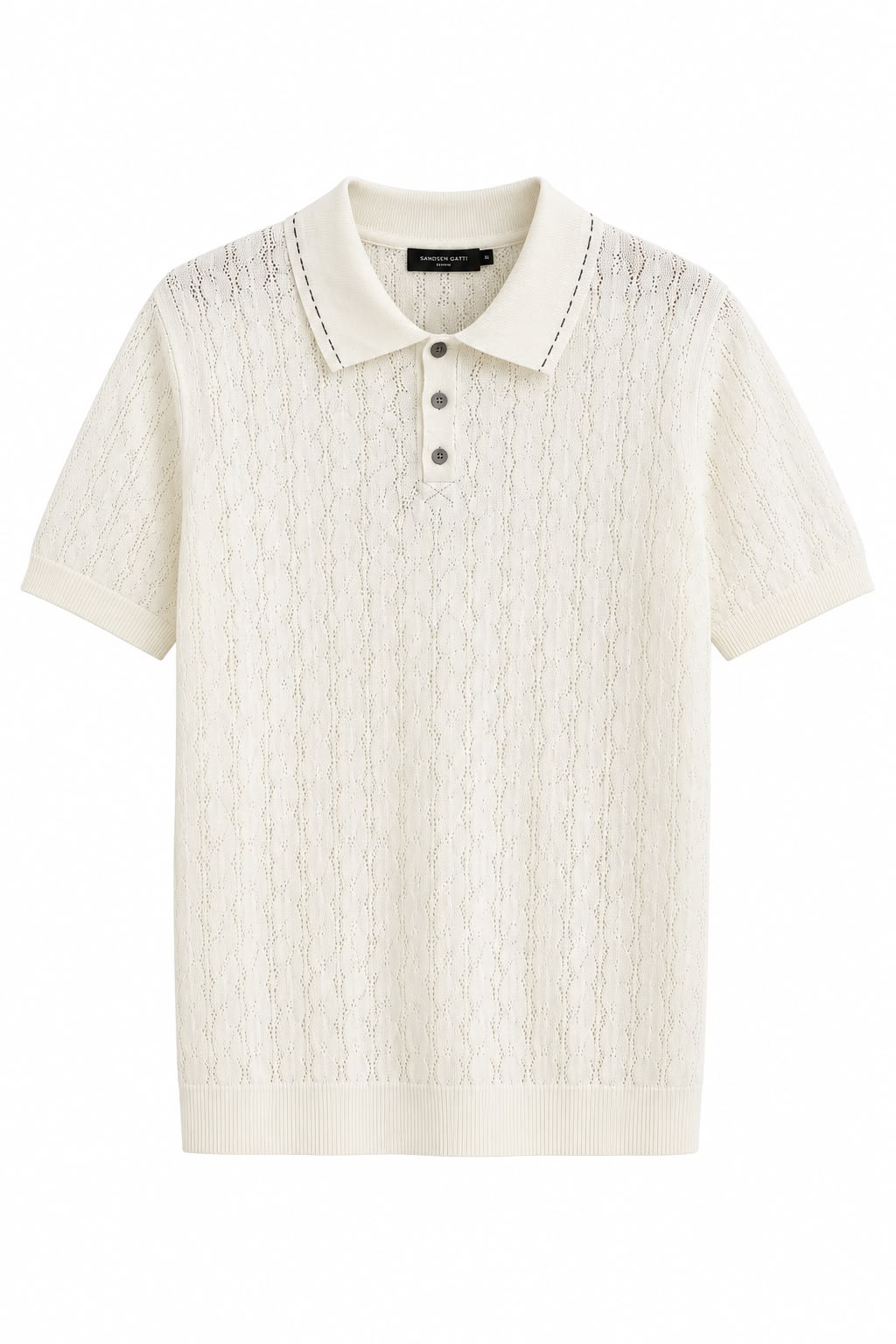 Premium Cable Knit Polo