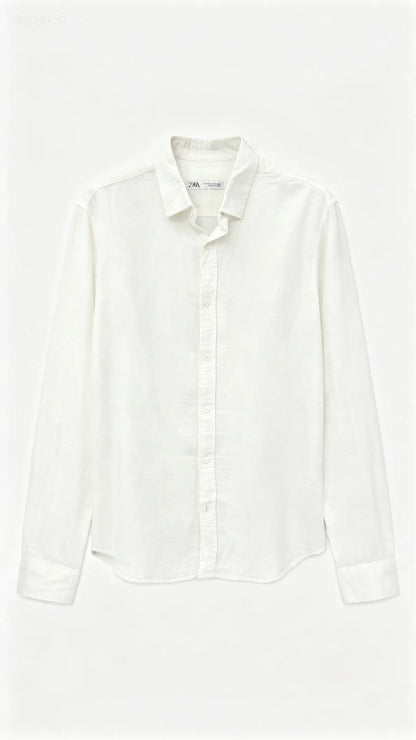 Crinkle Linen Shirt
